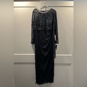 Navy Formal Sequin Dress